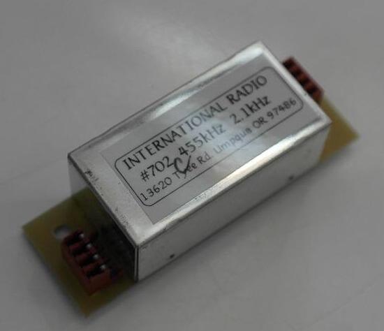Second hand inrad 702 2100 hz 455 khz ssb 8-pole crystal
