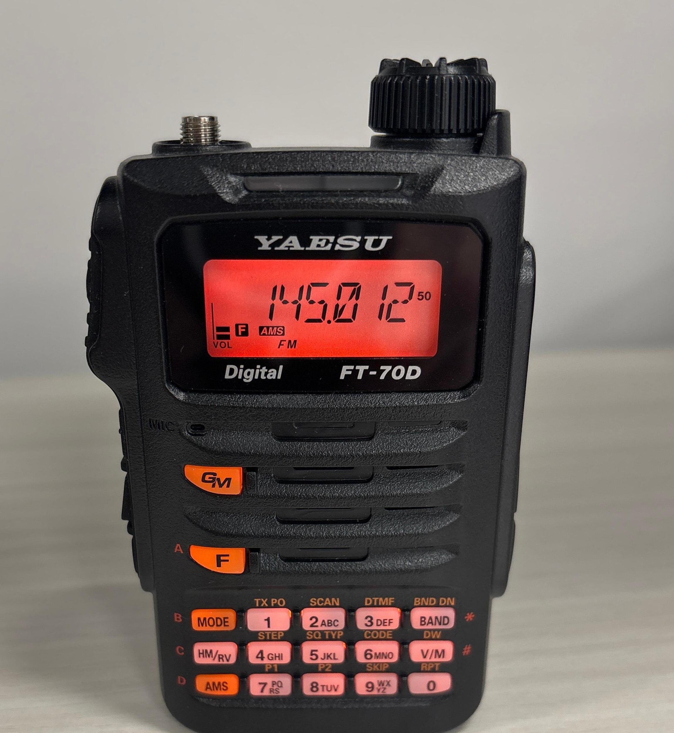 STANDARD YAESU FT-70D C4FM/FM 144/430MHz Dual Band Digital Transceiver