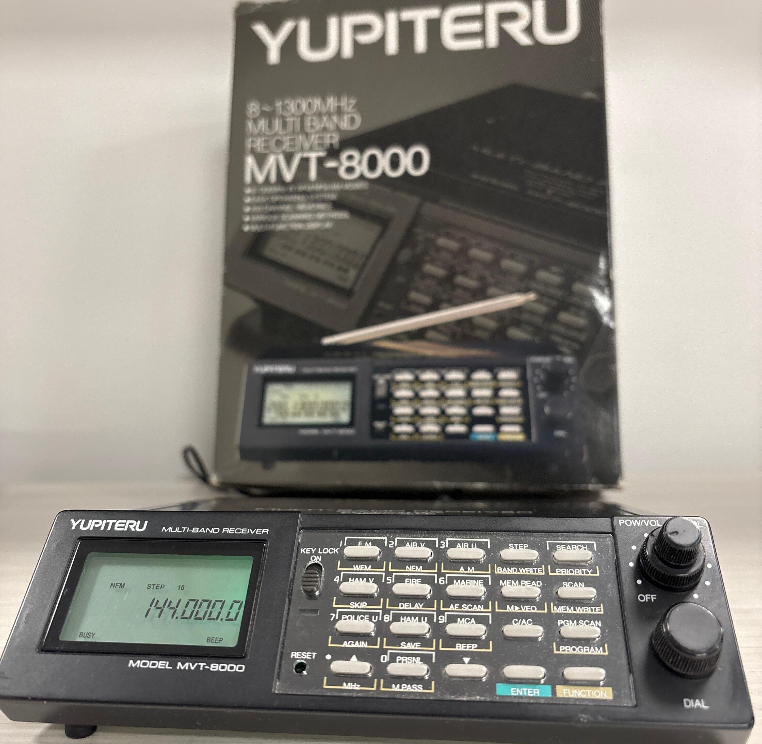 Second Hand MVT-8000 Scanner 8 - 1300 MHz WFM/NFM/AM Modes - Radioworld UK