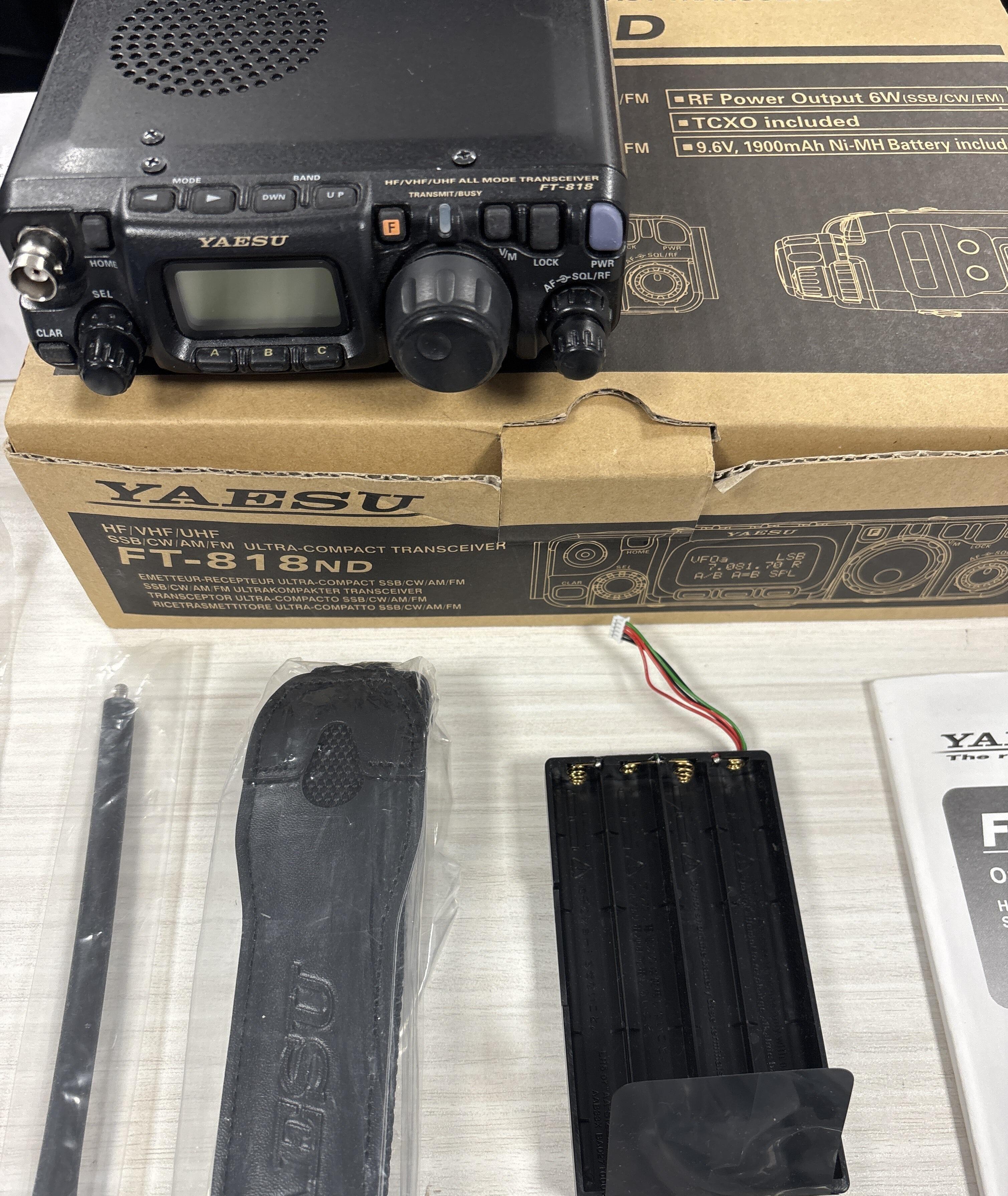 HF＞ヤエス FT-818ND 現状で｜中古無線機本舗