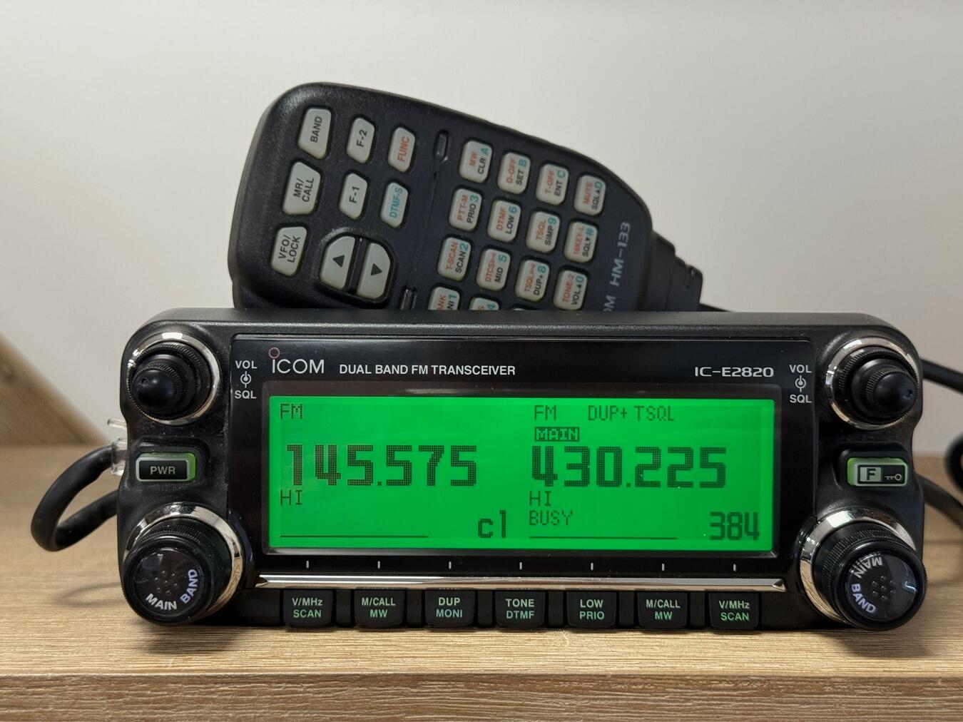 Second Hand Icom IC-E2820 Dual Band D-Star Transceiver