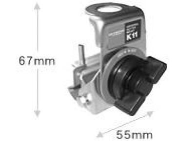 “Diamond K-11 heavy-duty universal gutter mount with 2-axis tilt adjustment for antennas and rooftop equipment”