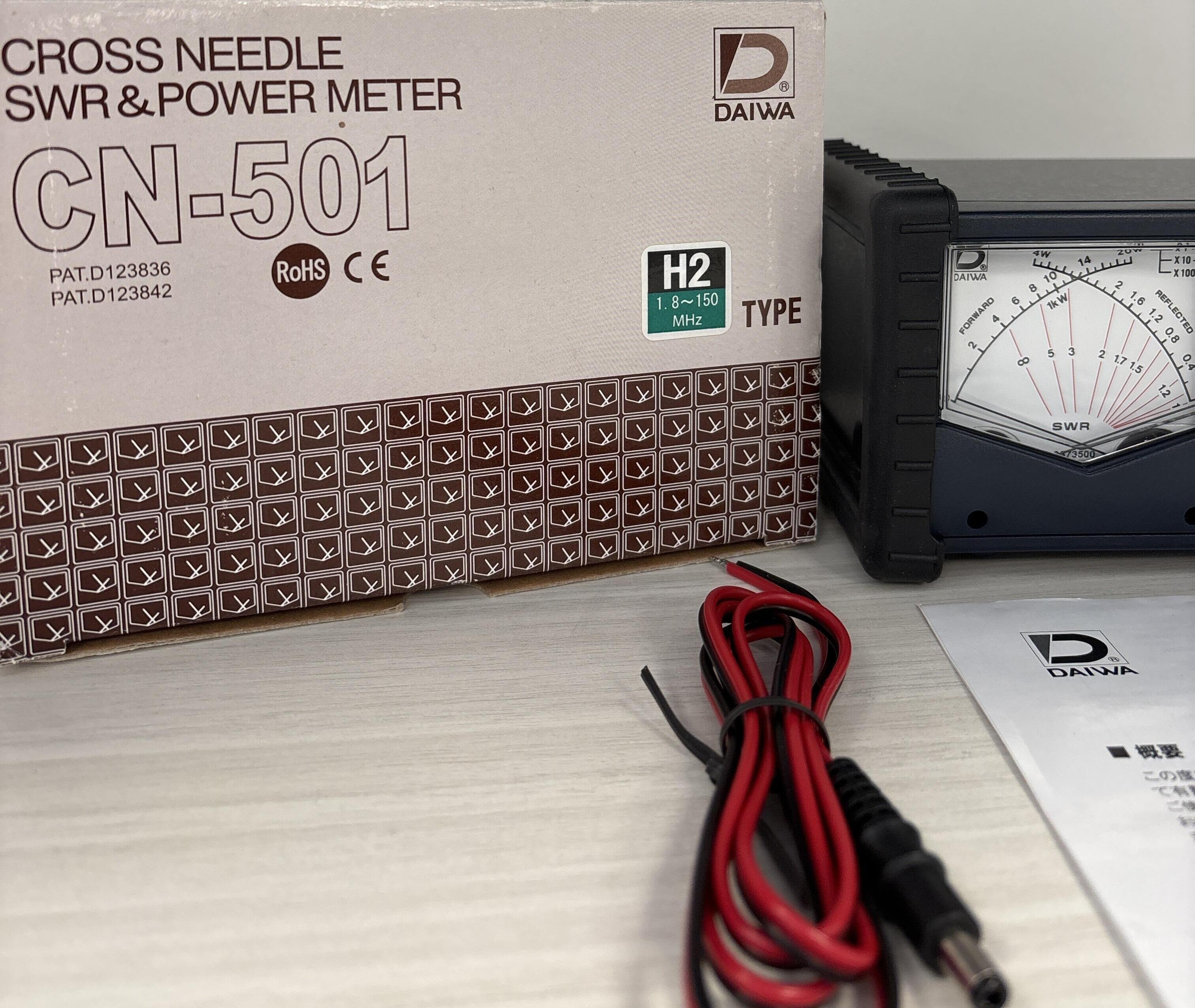 Second Hand Daiwa CN-501H2 2kW SWR & Power Meter 1.8–150 MHz