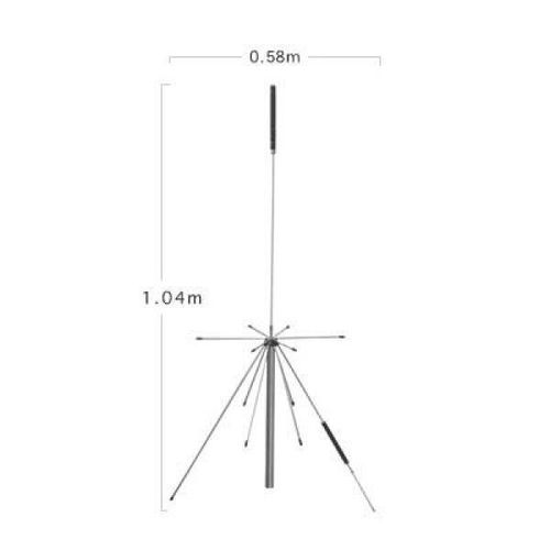 Discone d-150, 50, 144, 430, and 1240 mhz.