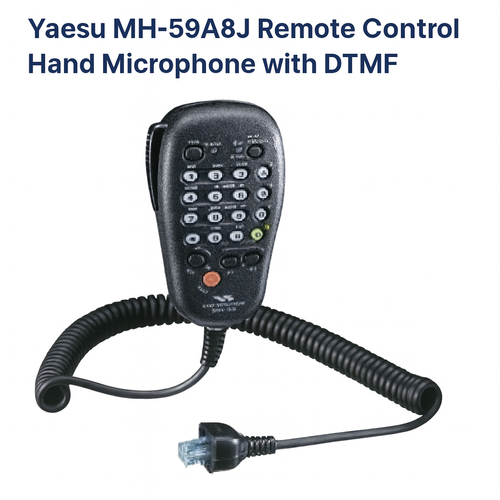 Yaesu MH‑48 handheld mic for amateur radio transceivers – available at Radioworld UK