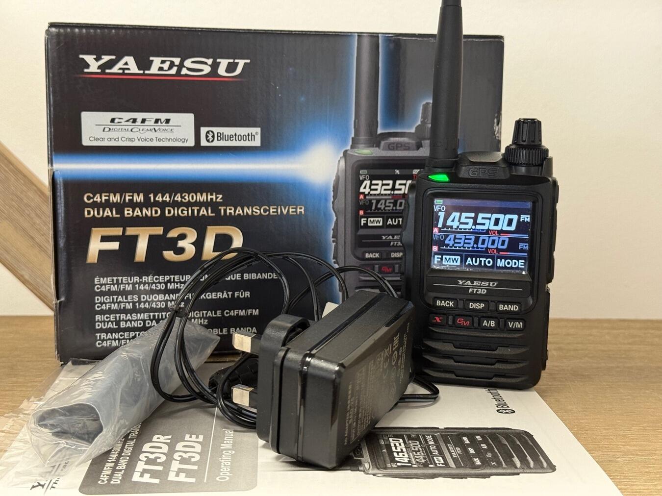 Second Hand Yaesu FT3DE Dual Band C4FM Fusion Handheld | Radioworld
