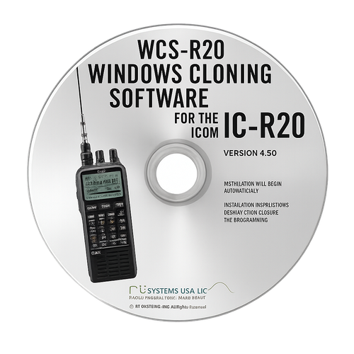 RT Systems WCS‑R20 Programming Software for Icom IC‑R20