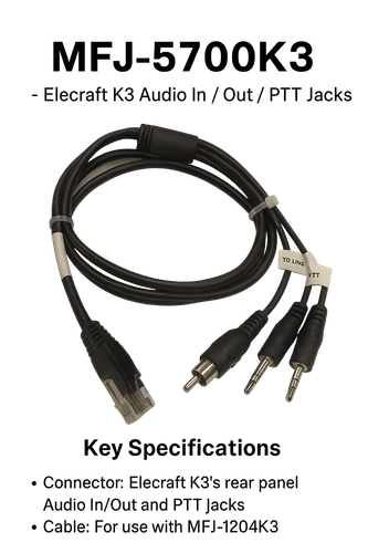 MFJ‑5700K3 Interface Cable for MFJ‑1204K3 – Radioworld UK
