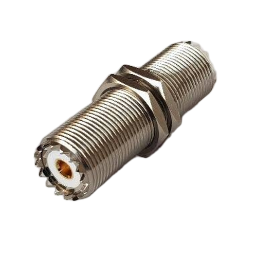 Messi & Paoloni SO239 to SO239 panel‑mount barrel coupler for RF applications – Radioworld UK