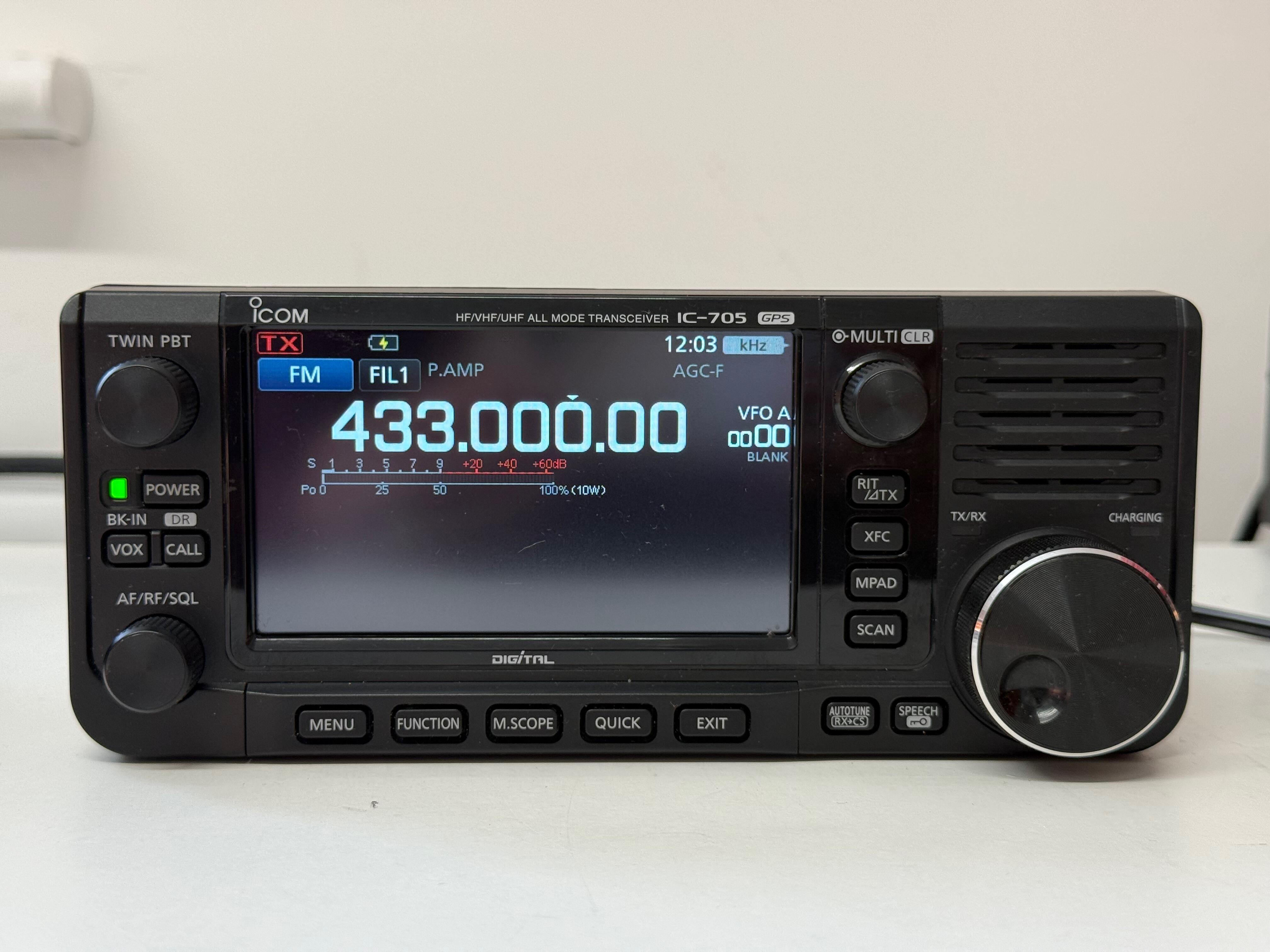 Second Hand Icom IC-705 HF VHF UHF QRP Transceiver | Radioworld UK