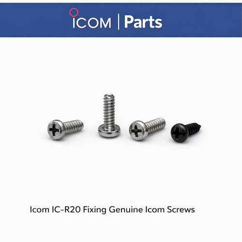 Icom ic-r20 fixing genuine icom screws