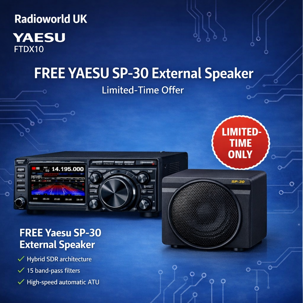 Yaesu FTDX10 HF/50MHz Hybrid SDR Transceiver - Radioworld UK