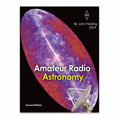 Amateur Radio Astronomy book cover – 2nd Edition by John Fielding ZS5JF
