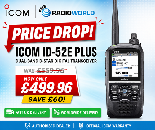 Icom IC-T10 VHF/UHF Dual Band FM Transceiver | Radioworld UK