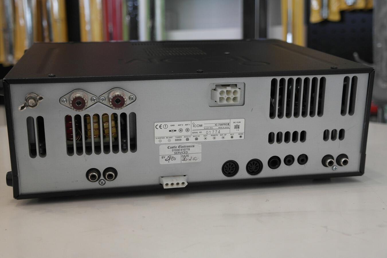 Second hand icom ic-756proii hf transceiver with band scope