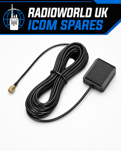 icom ux‑241 external gnss gps sma patch antenna for ic‑m510evo m605e m423ge m510b m410bb f6400d fr6300 ip‑501m – radioworld uk