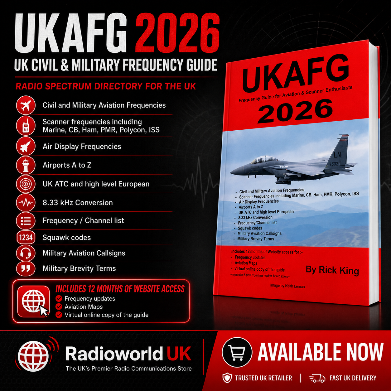 Spectrum Broadcasting Book UKAFG 2026 UK Civil & Military Frequency Guide – Latest UK Radio ...