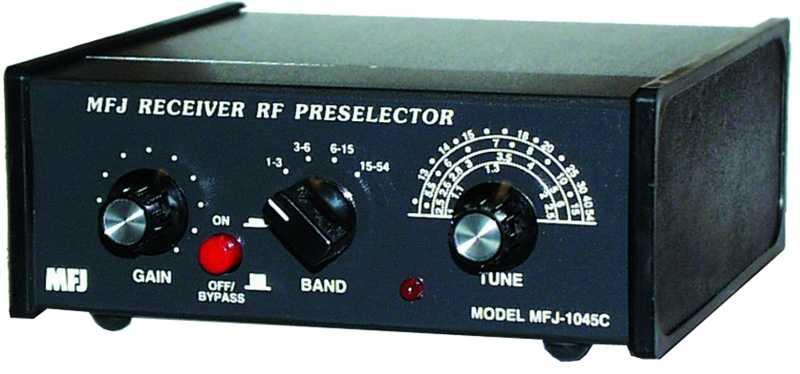 MFJ-1045C Receiver Preselector 1.8-54 MHz