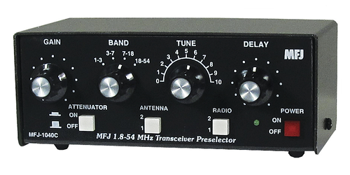 Mfj-1040c 1.8 - 54mhz deluxe preselector, lets you copy weak signals