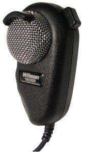 Wilson black and silver noise canceling microphone