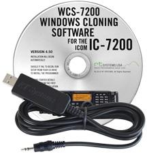 WCS-7200 Programming Software and USB-RTS01 cable for the Icom I