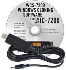 Icom ic-7200 programming software and usb-rts01 cable