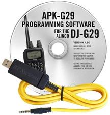 APK-G29 Programming Software and USB-57B for the Alinco DJ-G29