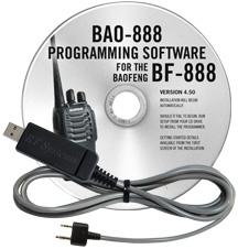 BAO-888 Programming Software and USB-K4Y cable for the  Baofeng