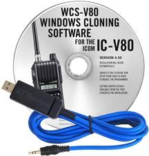 WCS-V80 Programming Software and USB-29A cable for the Icom IC-V