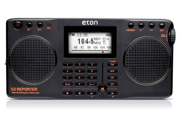 Eton G2 Reporter AM/FM/SW Radio Recorder