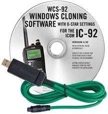 Icom ic-92 programming software and usb cable