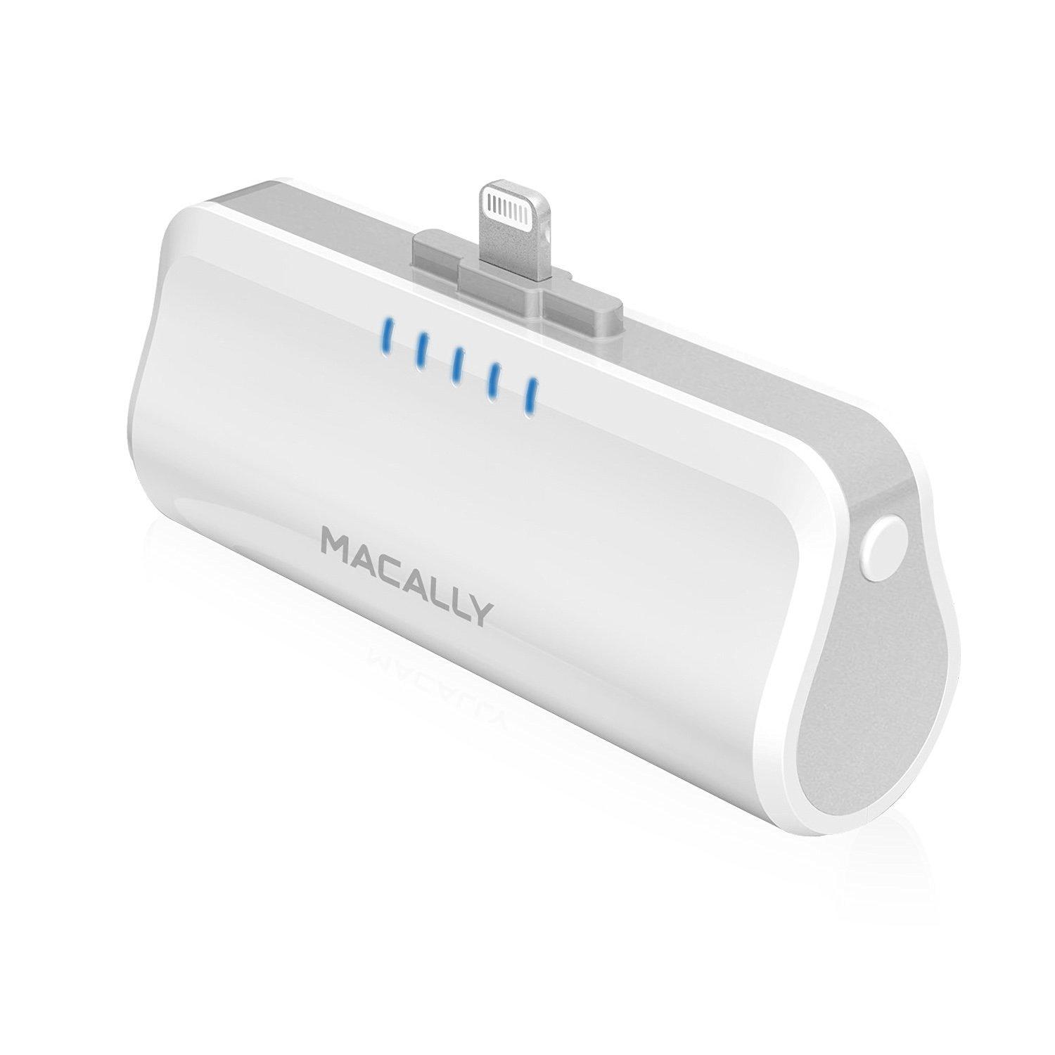 Macally 2600mAh Portable Battery Charger with Lightning Connecto