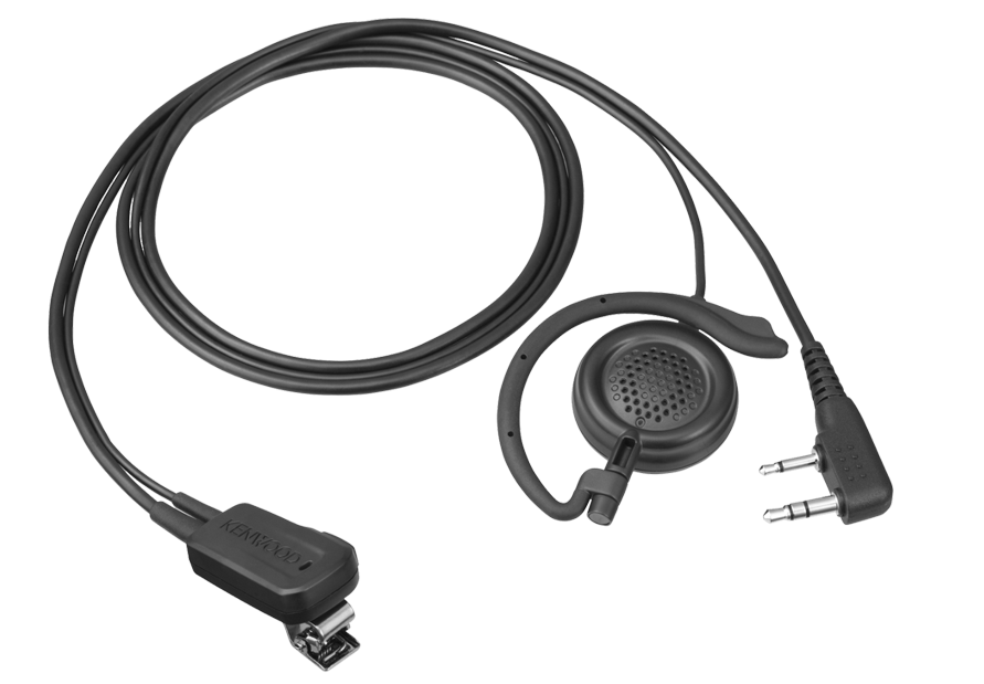 Kenwood EMC-12W microphone with Earphone and PTT