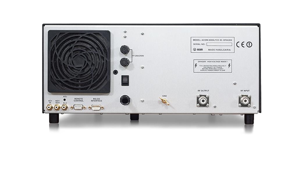 ACOM 2000A Automatic HF Linear Amplifier - rear