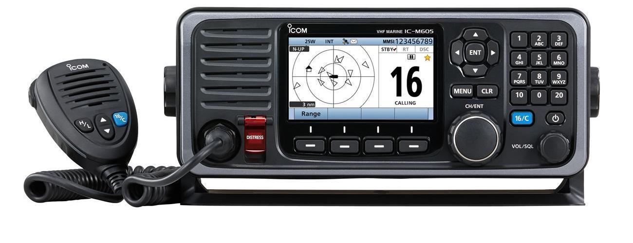 IC-M605EURO Multi Station VHF/DSC Radio with AIS Receiver