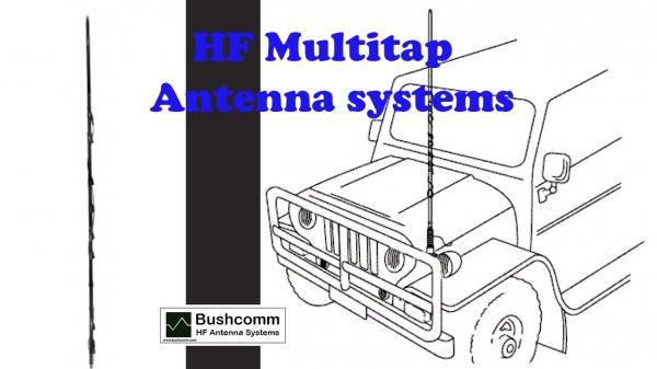 HIGHLANDER 8 Heavy Duty Multi-tap Mobile HF Antenna