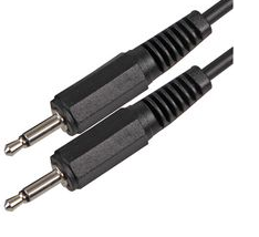 Pro Signal 3.5mm Mono Jack Plug to Plug Lead 2.5m Black