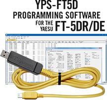 Yps-ft5d programming software and usb-68 cable for the Yaesu ft-5de,