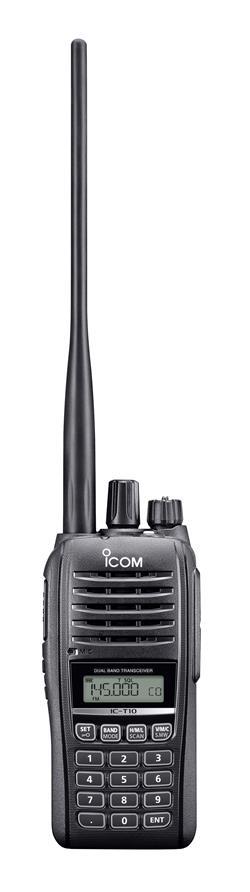 IC-T10 VHF/UHF Dual-Band FM Transceiver
