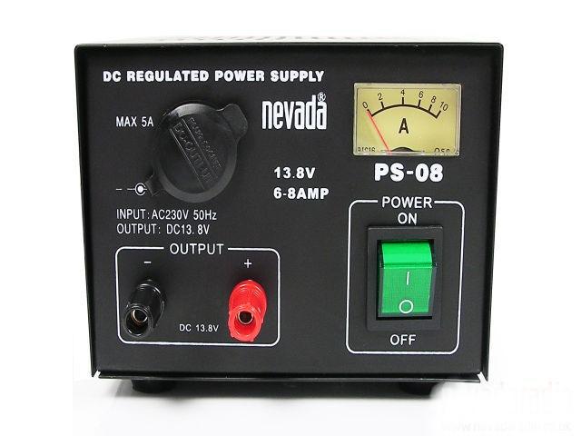 NEVADA PS-08 Linear 6 – 8A supply with meter