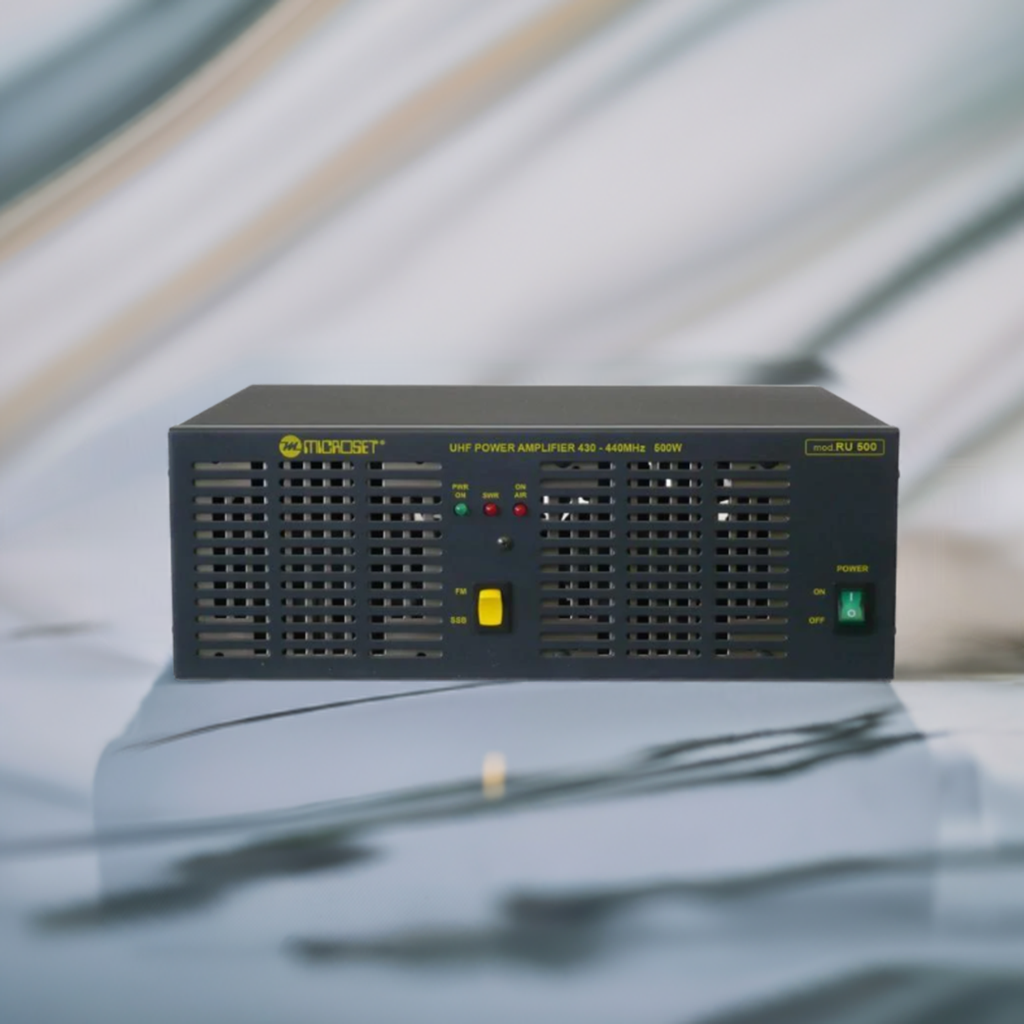 Microset ru-500 500w solid-state amp uhf band 430-440 mhz2
