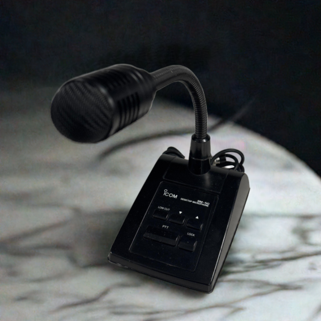 ICOM SM-50 デスクトップマイクロフォン ICOM SM-50 ICOM SM-50 Desktop Microphones | DX Engineering