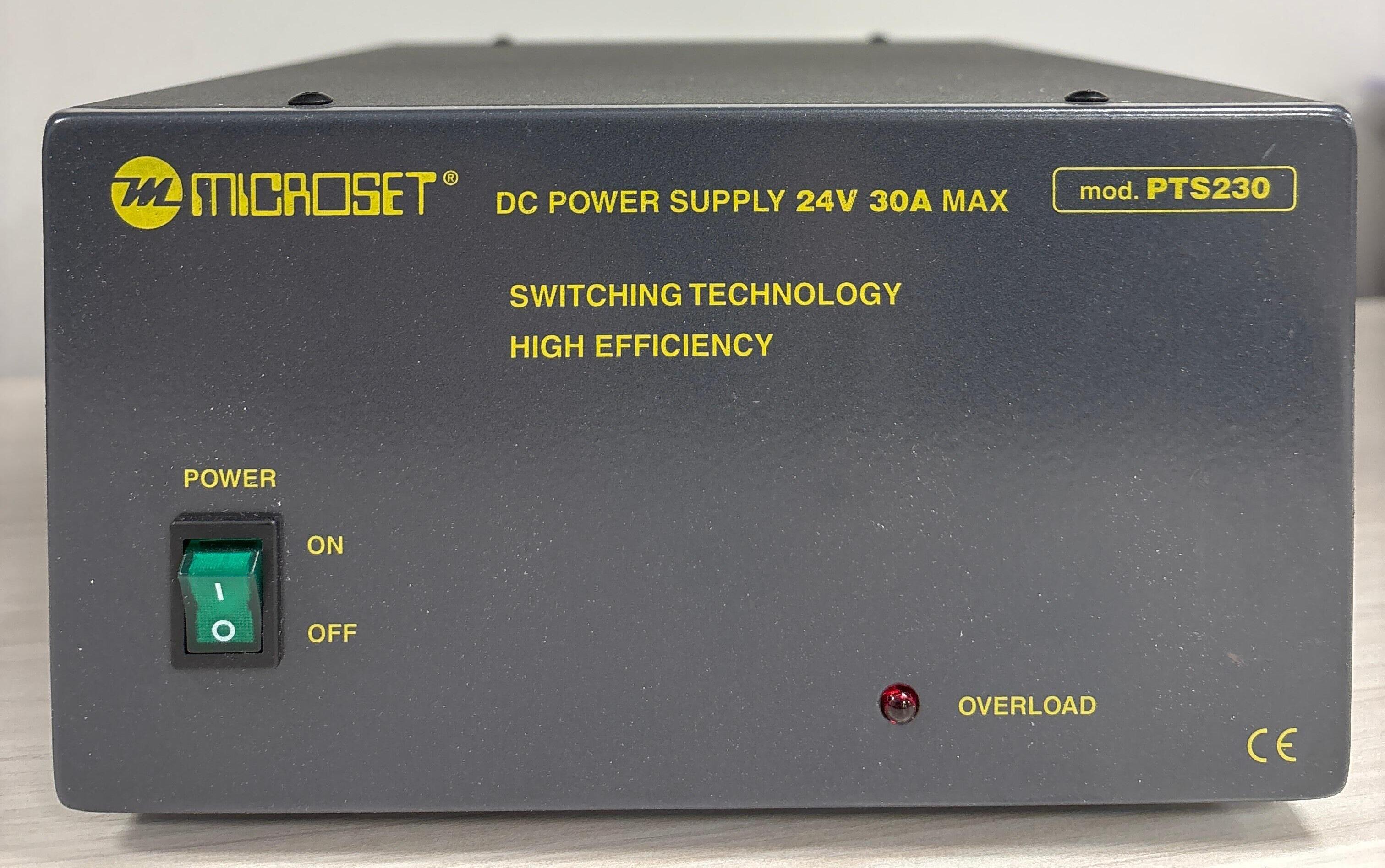 Second Hand Microset pts-230 24v 30amp switch mode power supply