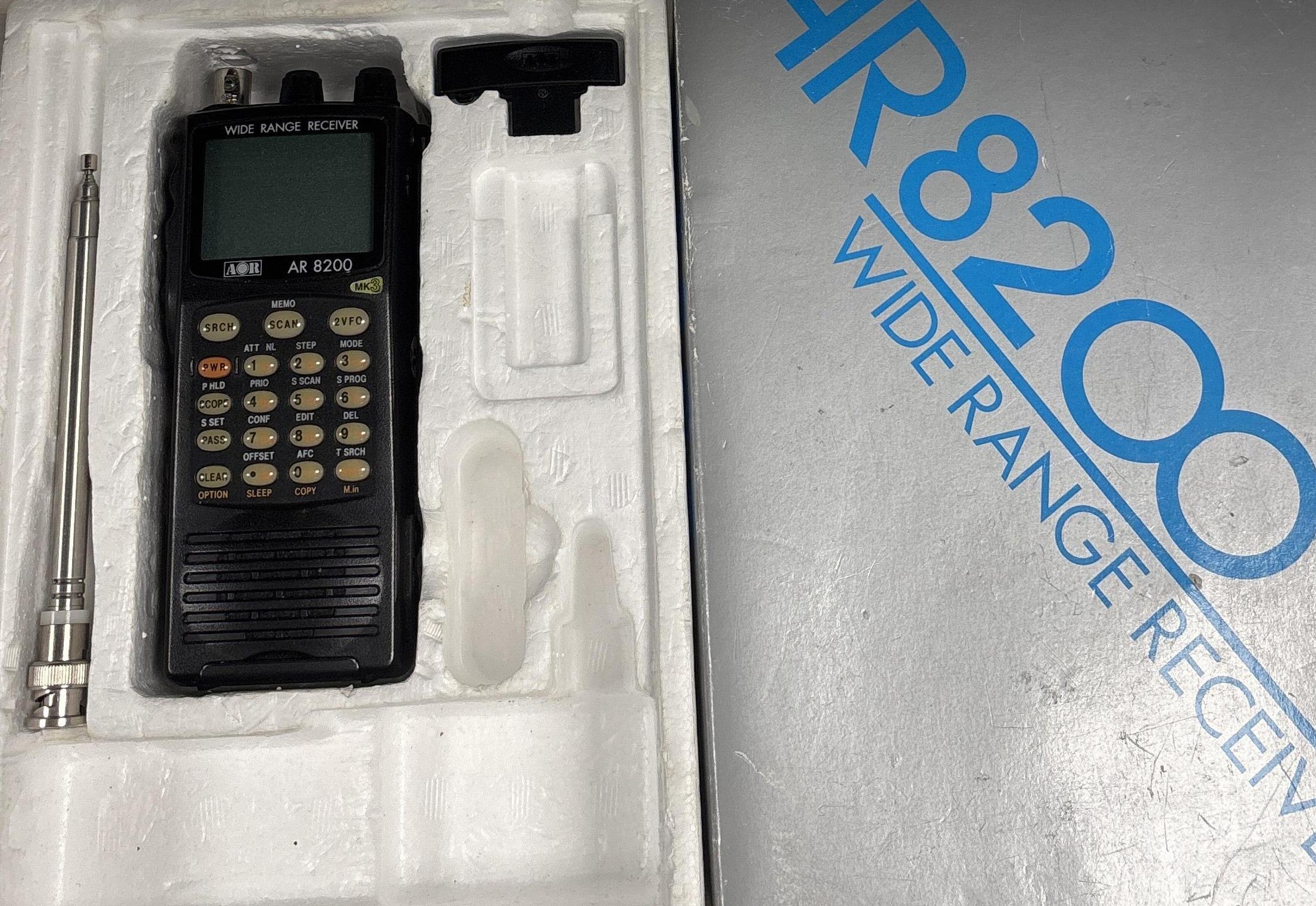 Second Hand AOR AR-8200MkIII Scanner 530 kHz - 3 GHz Second Hand AOR AR-8200MkIII Scanner 530 kHz - 3 GHz