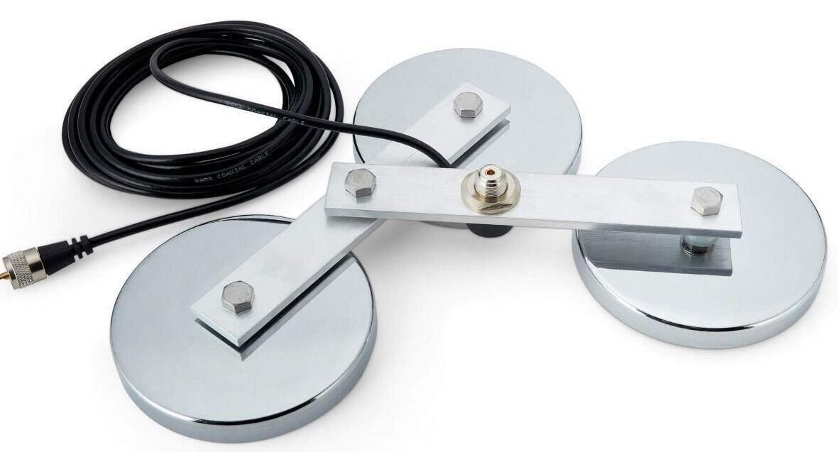 Radioworld UK listing for triple magnetic mount with cable