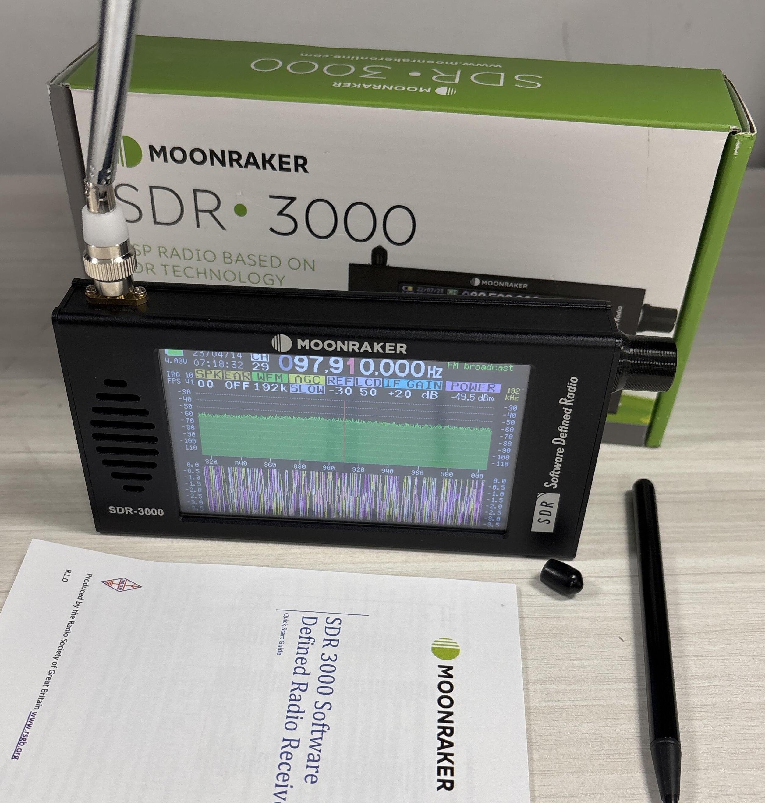 Second Hand Moonraker SDR-3000 Software Defined 100kHz - 149MHz Radio ...