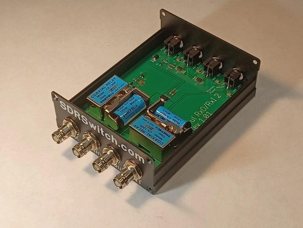 N2EME SDR Switch 0–450 MHz front panel view