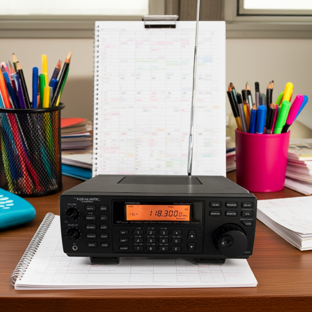 Real Club Scanner Second Hand Realistic Pro-2045 200-Channel Base Scanner – Radioworld UK