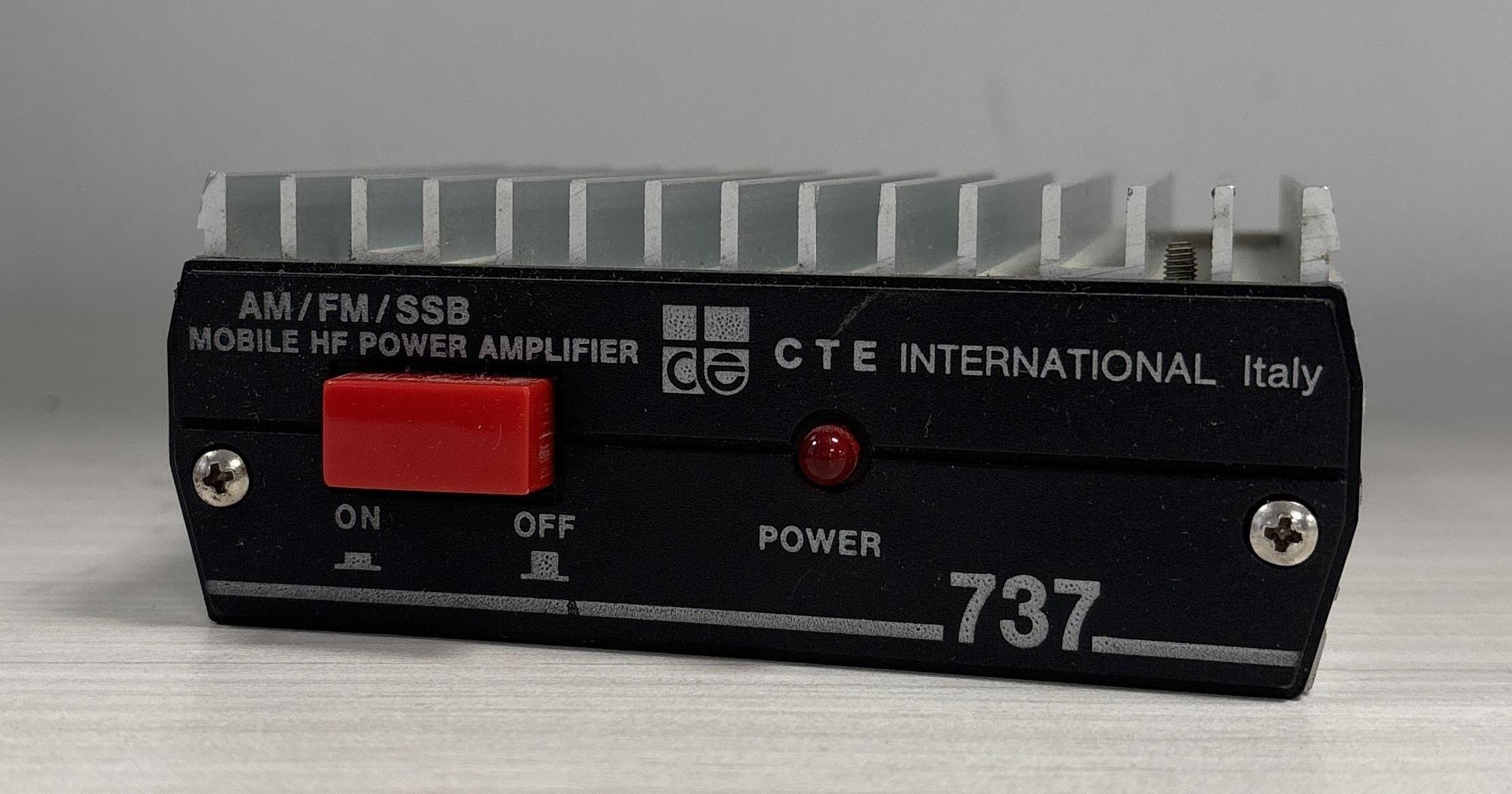 Amplificateur Mobile CB CTE 737 – 50W HF AM/FM/SSB, Occasion