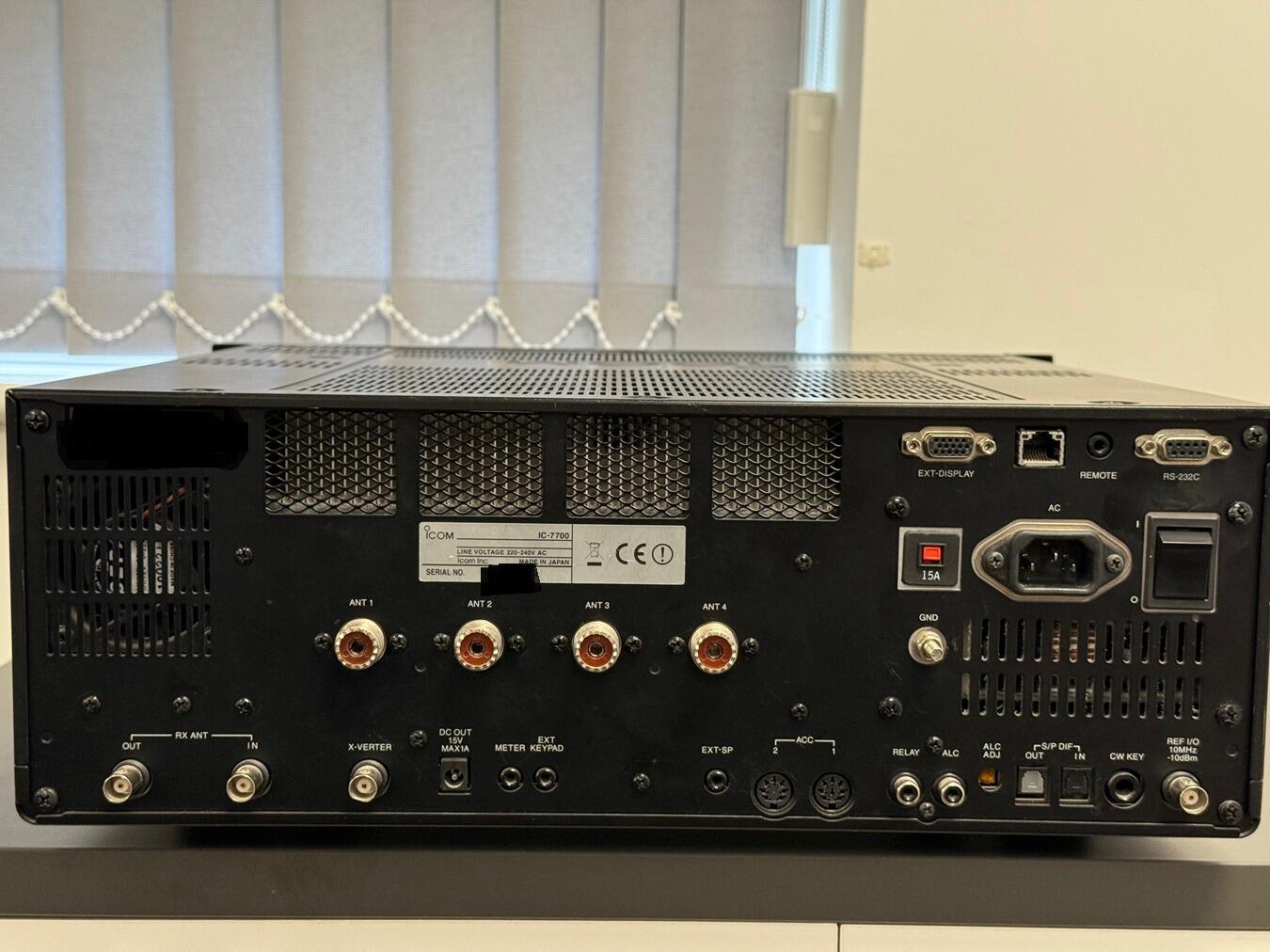 Second Hand Icom IC-7700 Base Station HF Transceiver | Radioworld UK